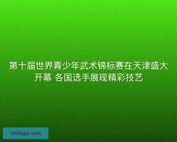 第十届世界青少年武术锦标赛在天津盛大开幕 各国选手展现精彩技艺 第十届世界青少年武术锦标赛在天津盛大开幕 各国选手展现精彩技艺
